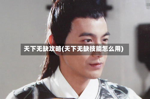 天下无缺攻略(天下无缺技能怎么用)