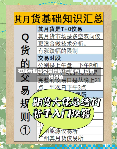 在哪看期货交易行情/在哪看期货市场行情-第1张图片