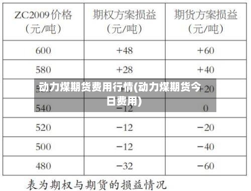 动力煤期货费用行情(动力煤期货今日费用)-第1张图片