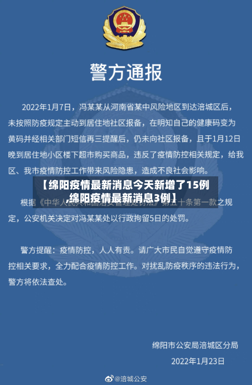 【绵阳疫情最新消息今天新增了15例,绵阳疫情最新消息3例】-第1张图片