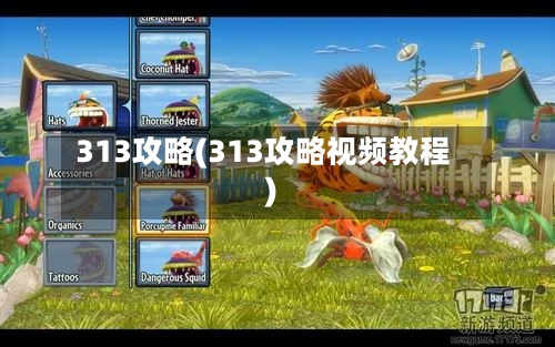 313攻略(313攻略视频教程)