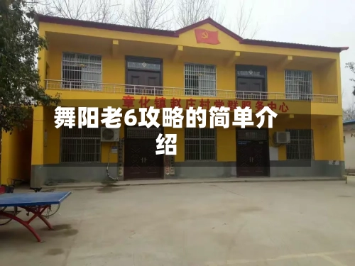 舞阳老6攻略的简单介绍-第1张图片