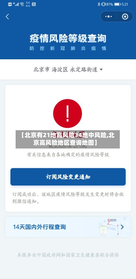 【北京有21地高风险34地中风险,北京高风险地区查询地图】-第1张图片