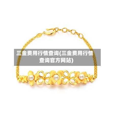 三金费用行情查询(三金费用行情查询官方网站)