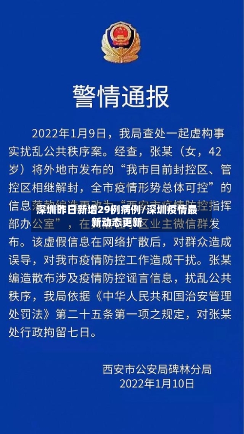 深圳昨日新增29例病例/深圳疫情最新动态更新-第1张图片