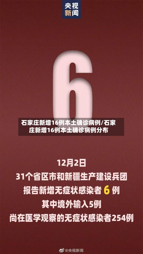 石家庄新增16例本土确诊病例/石家庄新增16例本土确诊病例分布-第1张图片