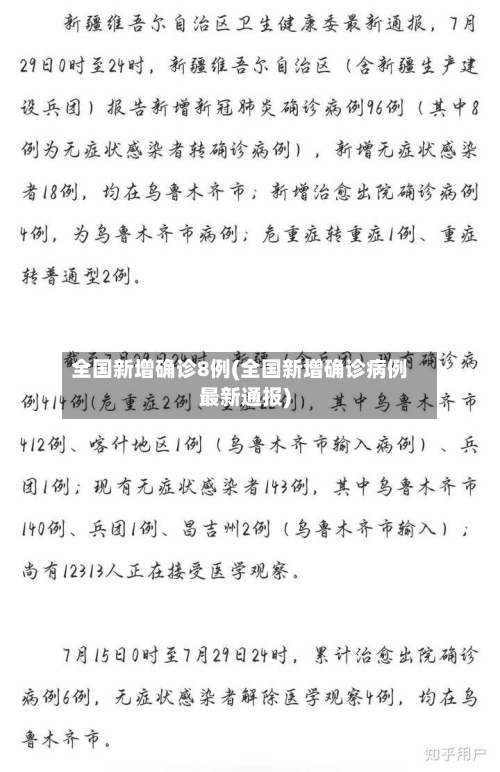全国新增确诊8例(全国新增确诊病例最新通报)-第3张图片