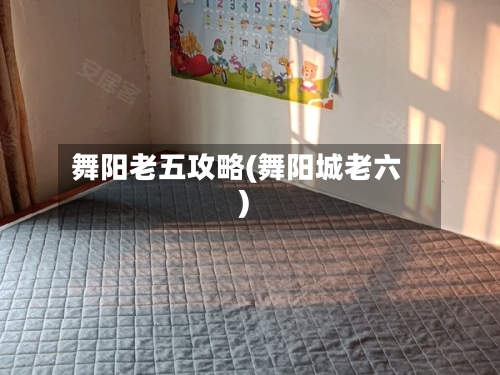 舞阳老五攻略(舞阳城老六)-第1张图片