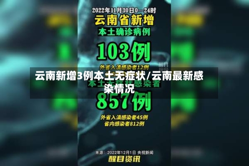 云南新增3例本土无症状/云南最新感染情况-第2张图片