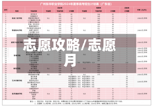 志愿攻略/志愿月-第3张图片