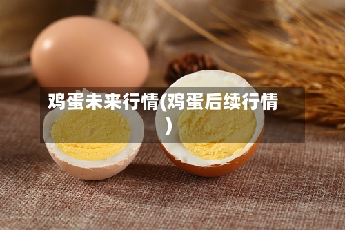 鸡蛋未来行情(鸡蛋后续行情)-第2张图片