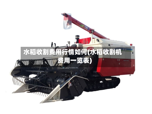 水稻收割费用行情如何(水稻收割机费用一览表)