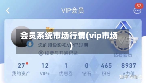 会员系统市场行情(vip市场)