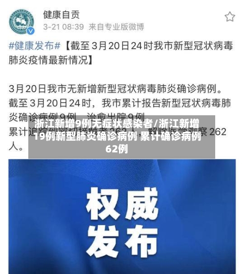 浙江新增9例无症状感染者/浙江新增19例新型肺炎确诊病例 累计确诊病例62例-第2张图片