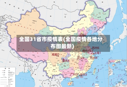 全国31省市疫情表(全国疫情各地分布图最新)