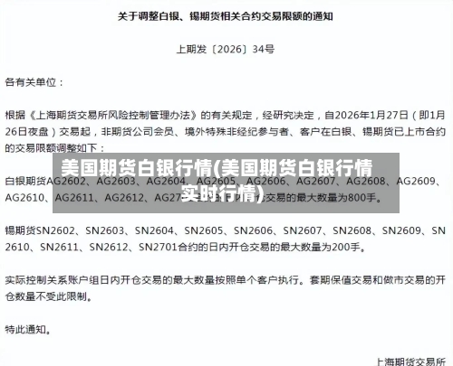美国期货白银行情(美国期货白银行情实时行情)-第2张图片