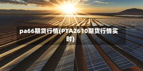 pa66期货行情(PTA2610期货行情实时)-第2张图片