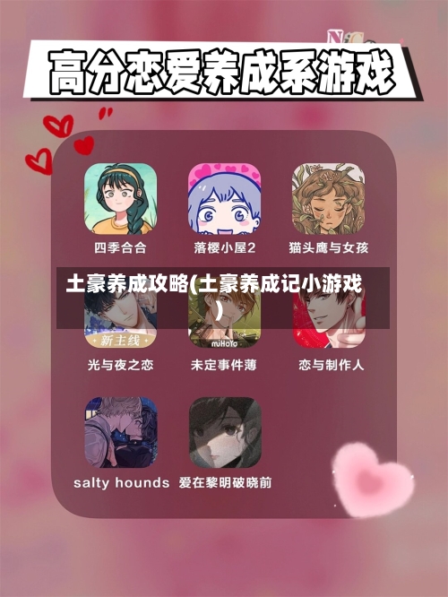 土豪养成攻略(土豪养成记小游戏)-第2张图片